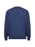 Maglia girocollo in seta e cotone blu