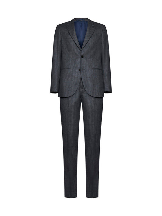D4.0 grey pinstripe suit