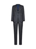 D4.0 grey pinstripe suit
