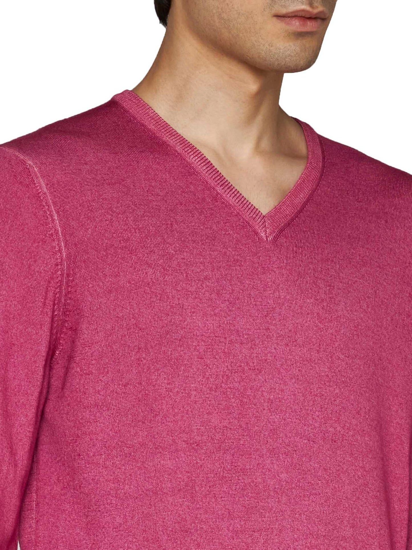 Pink wool sweater