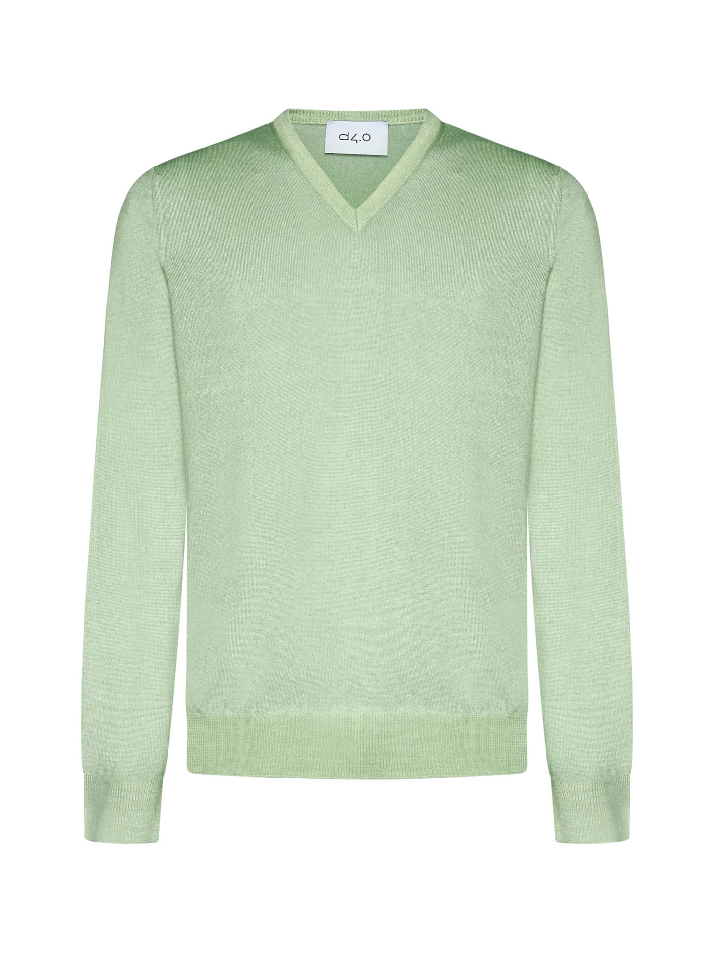Virgin wool crew-neck