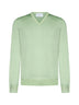 Virgin wool crew-neck