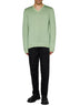 Virgin wool crew-neck