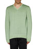 Virgin wool crew-neck