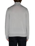 Grey virgin wool turtleneck sweater