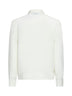 Polo bianca in lana e cashmere<BR/>