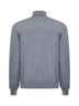 Grey virgin wool turtleneck sweater
