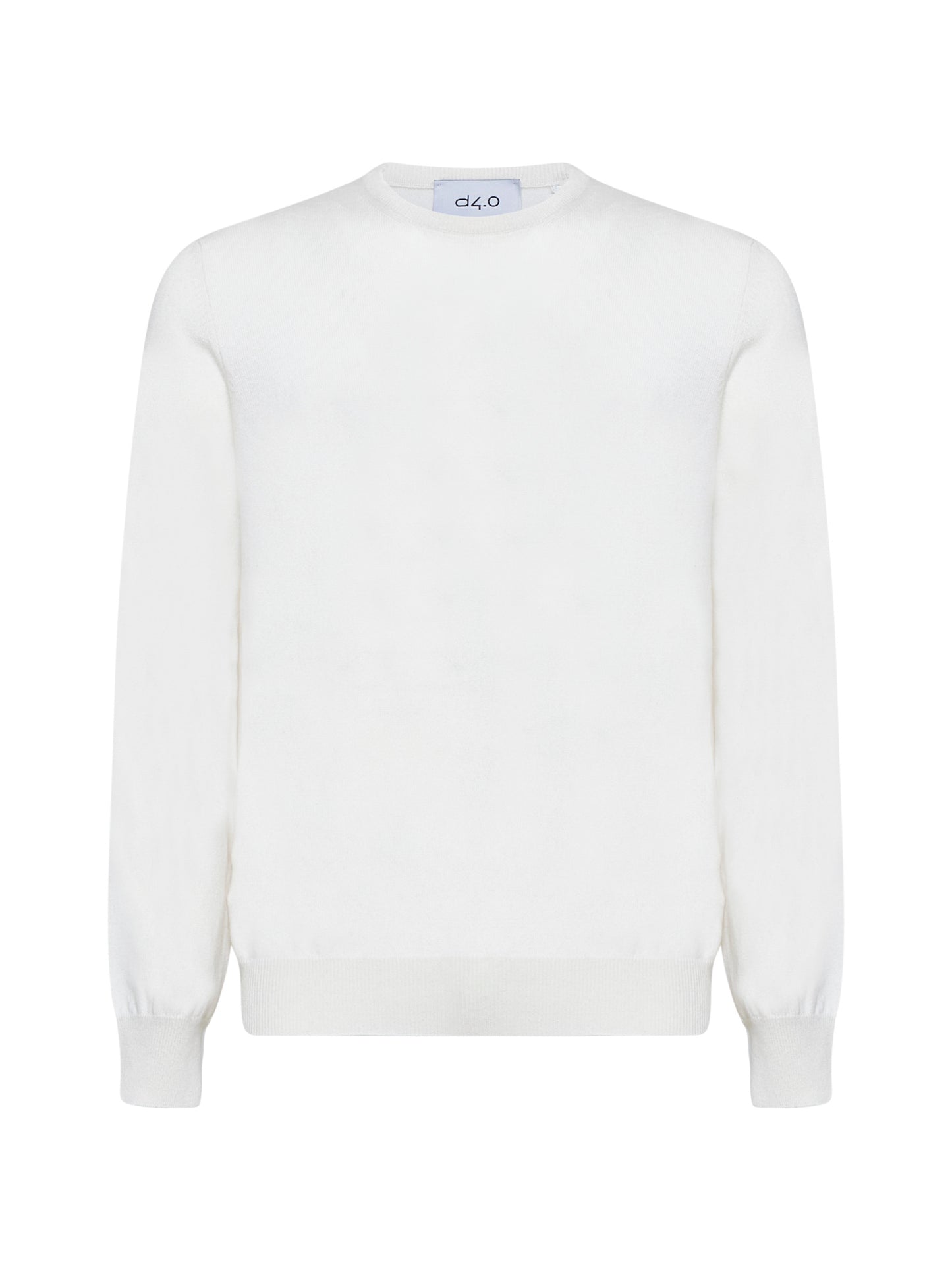Ivory cashmere crewneck sweater