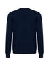Blue cashmere crewneck sweater