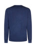 Blue wool crewneck sweater