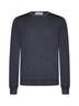 Grey wool crewneck sweater