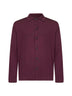 Burgundy virgin wool knit shirt