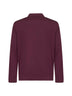 Burgundy virgin wool knit shirt