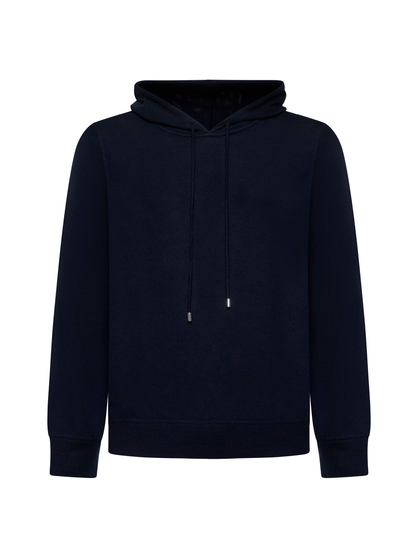 Blue wool hoodie
