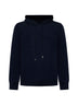 Blue wool hoodie