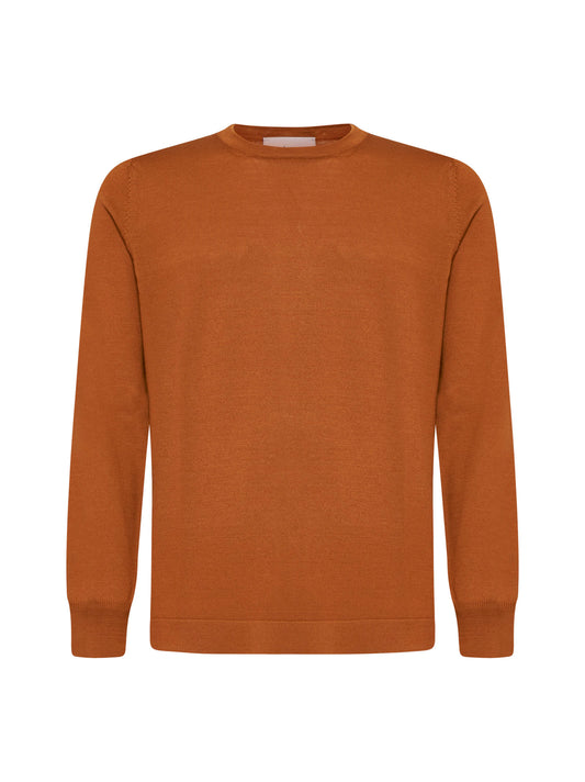 Brown crewneck sweater