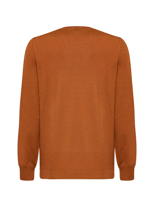 Brown crewneck sweater