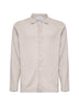 Beige cotton knit shirt