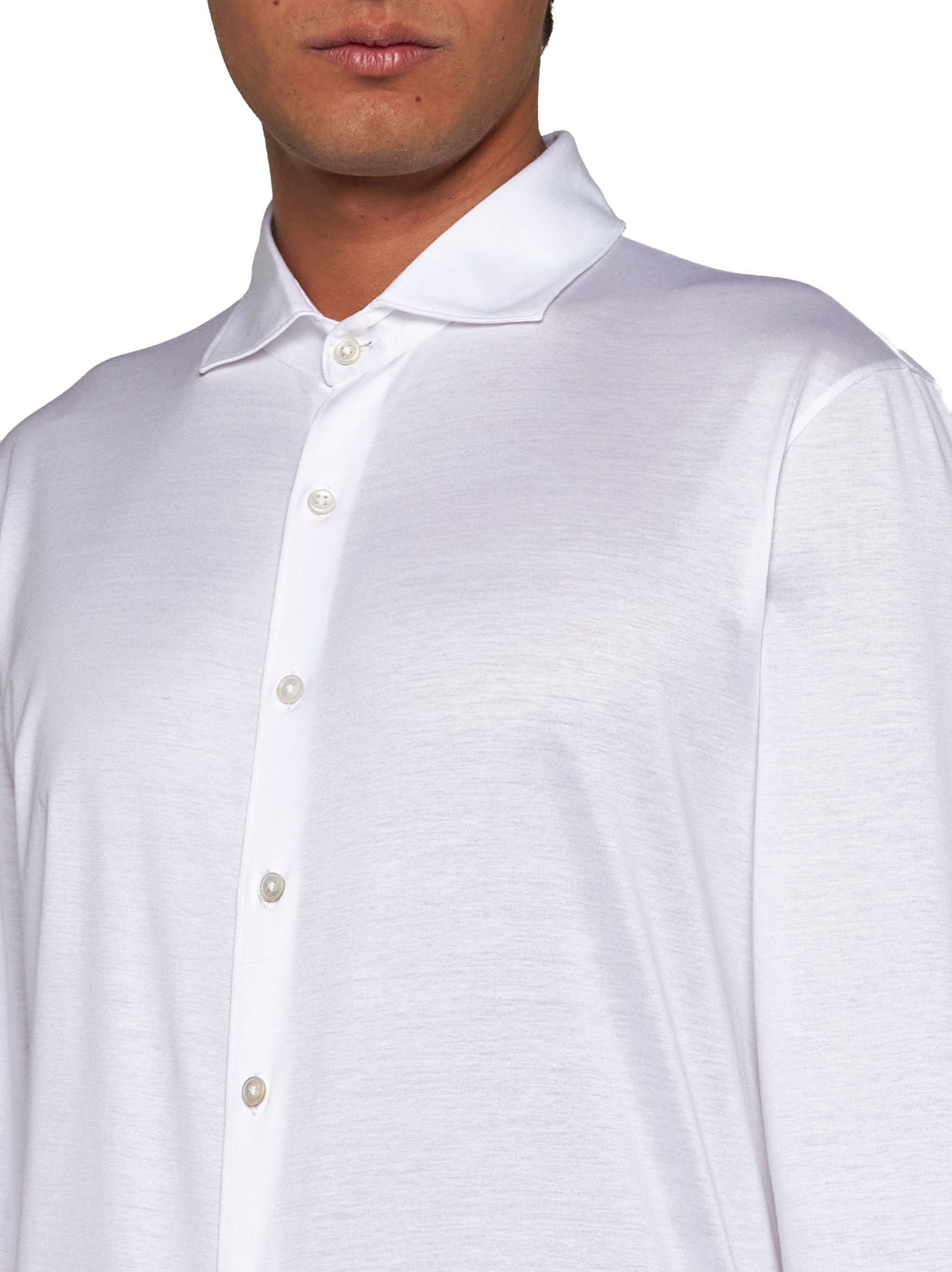 Cotton knit shirt