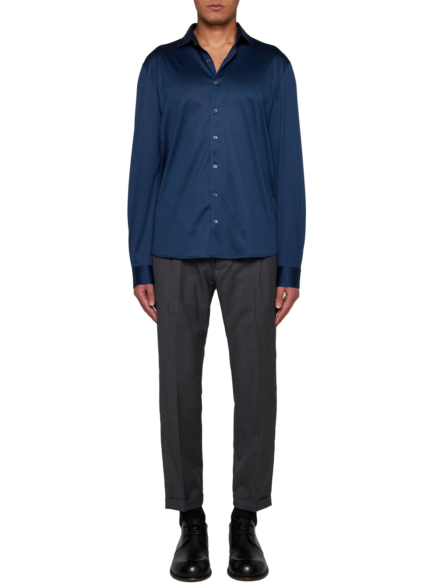 Cotton knit shirt