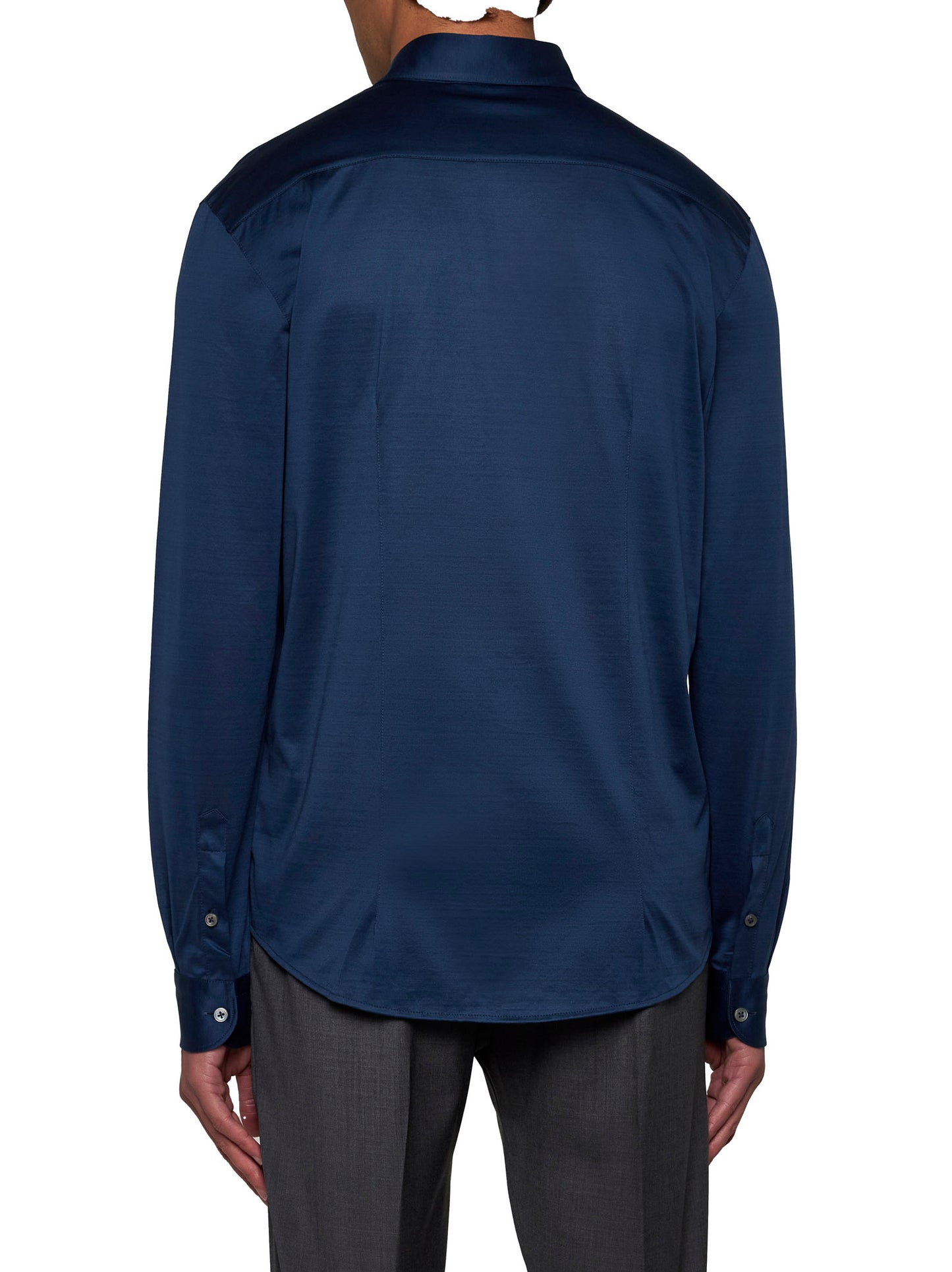 Cotton knit shirt