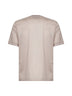 Taupe virgin wool jersey T-shirt