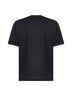 T-shirt in jersey di lana vergine blu