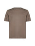 T-shirt in jersey di cotone beige