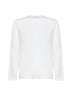 Beige long-sleeved T-shirt
