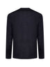 Blue long-sleeved T-shirt