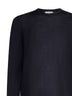 Blue long-sleeved T-shirt