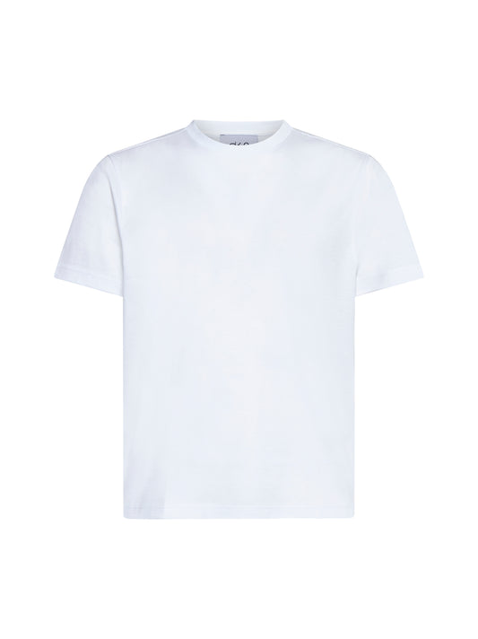 White lisle T-shirt