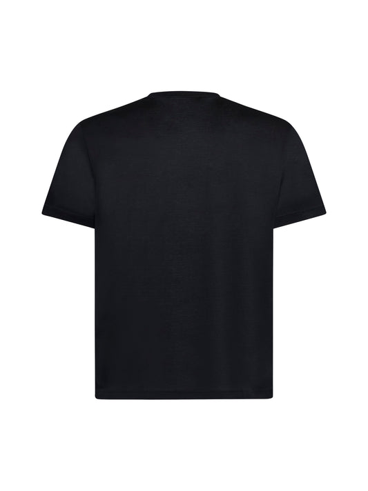 Black lisle T-shirt