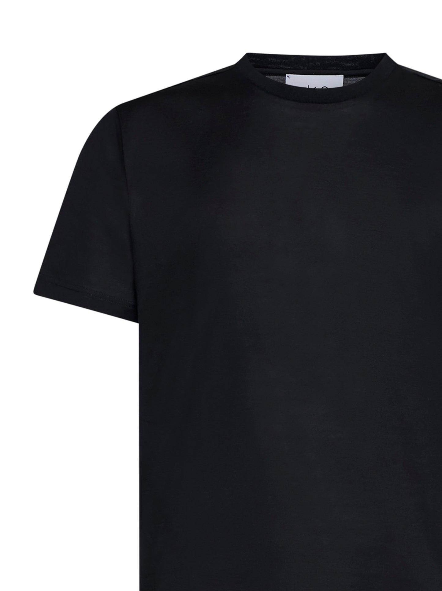 Black lisle T-shirt