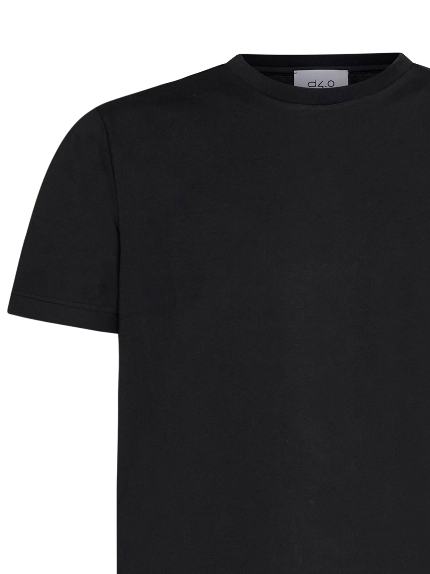 Black organic cotton T-shirt