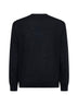 Grey virgin wool crewneck sweater