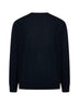Blue virgin wool crewneck sweater
