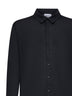 Grey virgin wool knit shirt