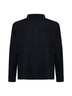 Black virgin wool knit shirt