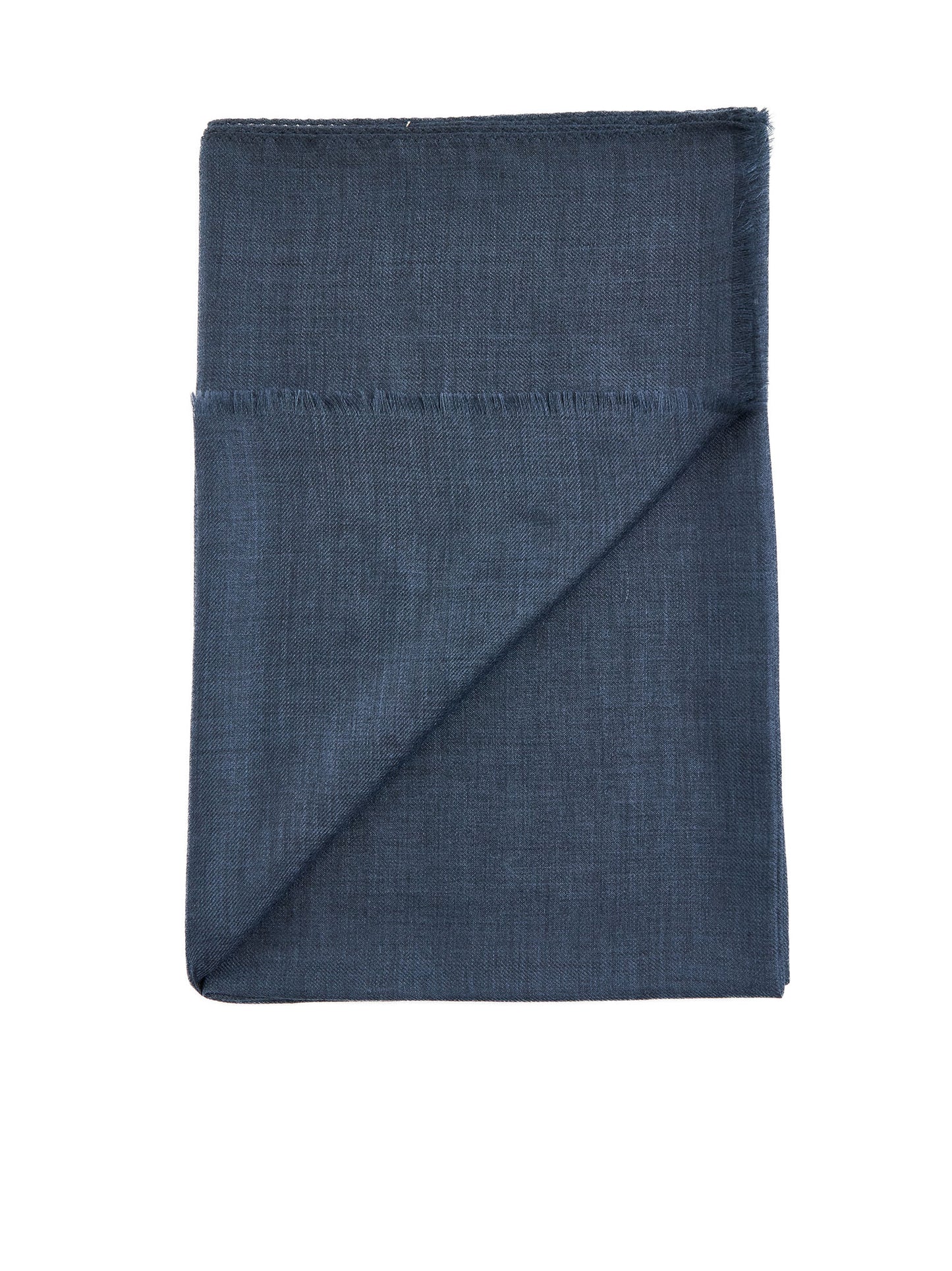 Blue cashmere scarf