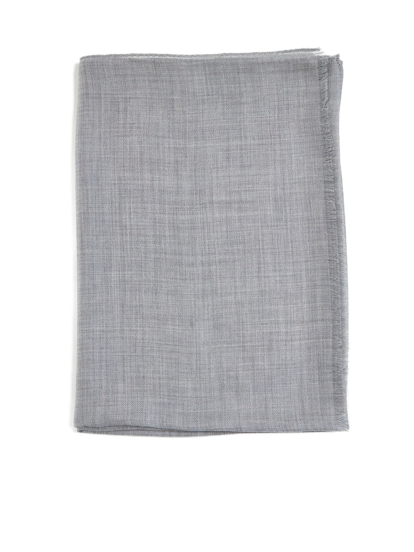 Grey cashmere scarf