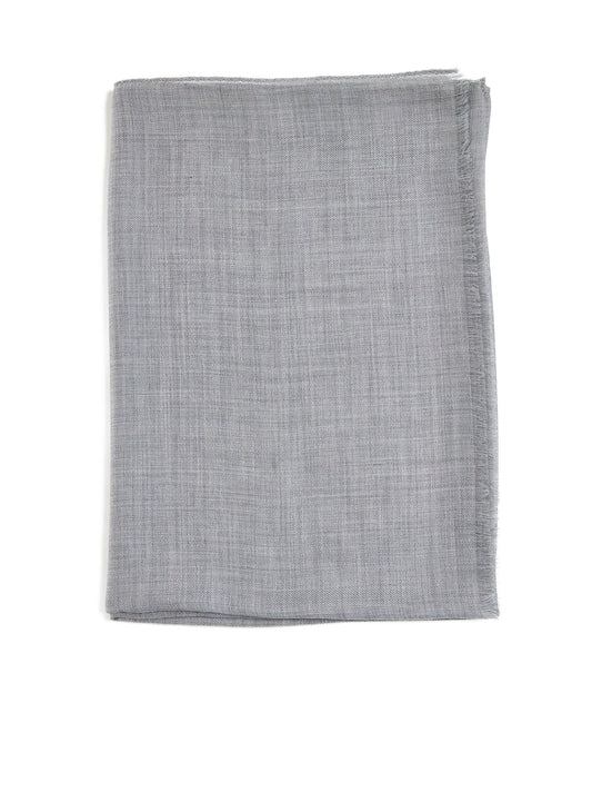 Grey cashmere scarf