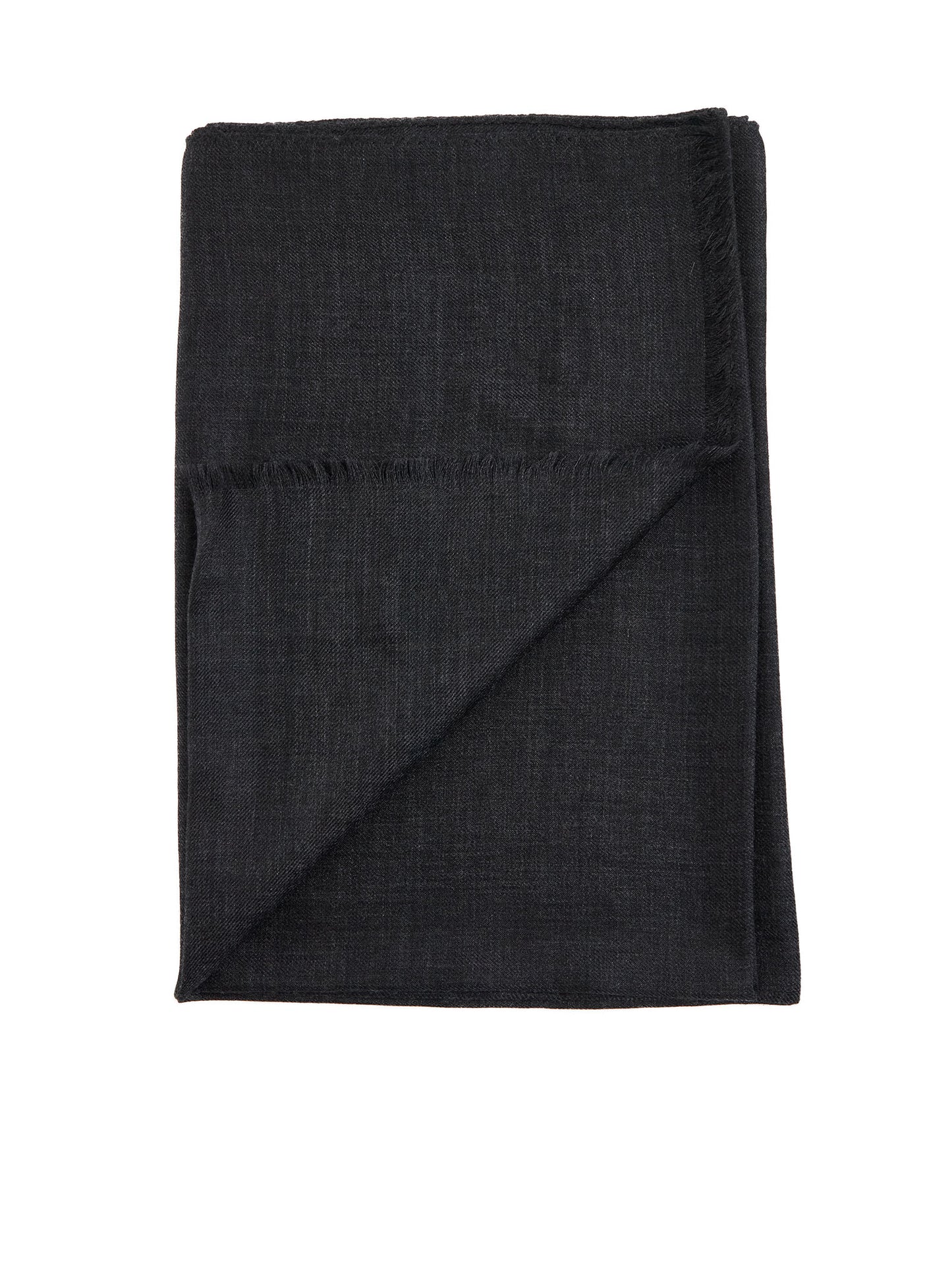 Black cashmere scarf