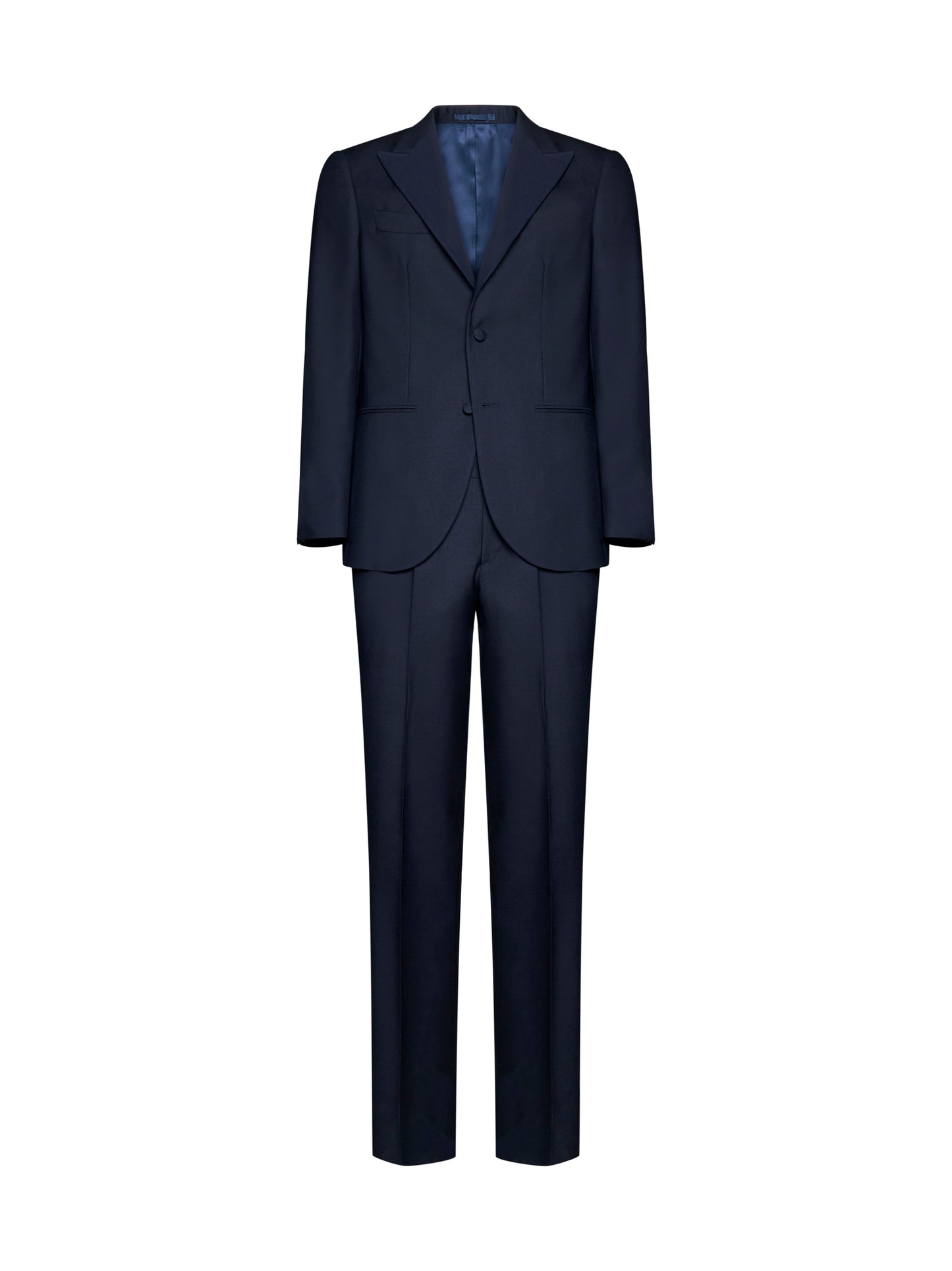 Single-breasted wool suit by D4.0