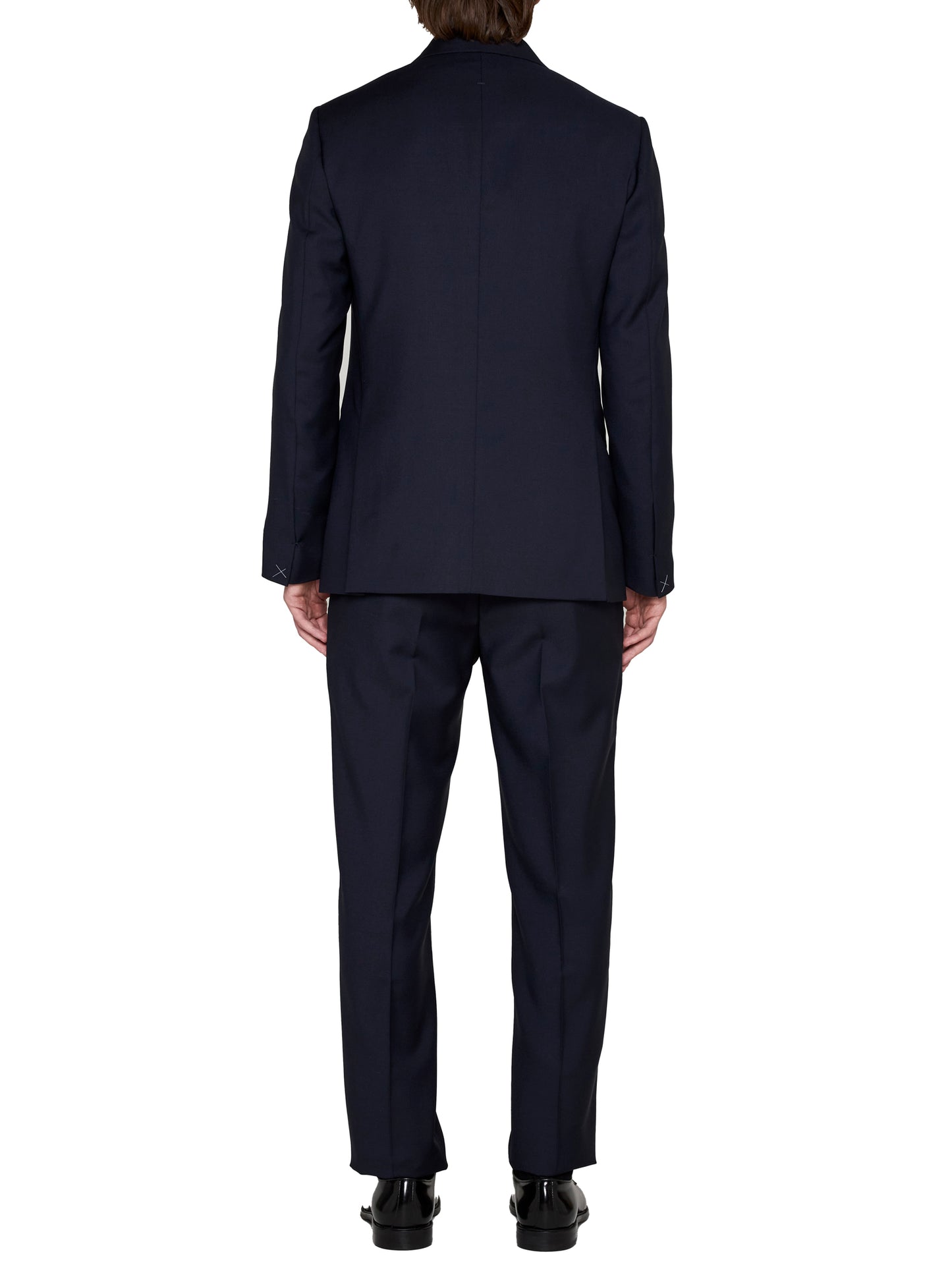 Single-breasted wool suit by D4.0