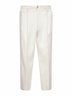 Ivory stretch moleskin Bricklane trousers