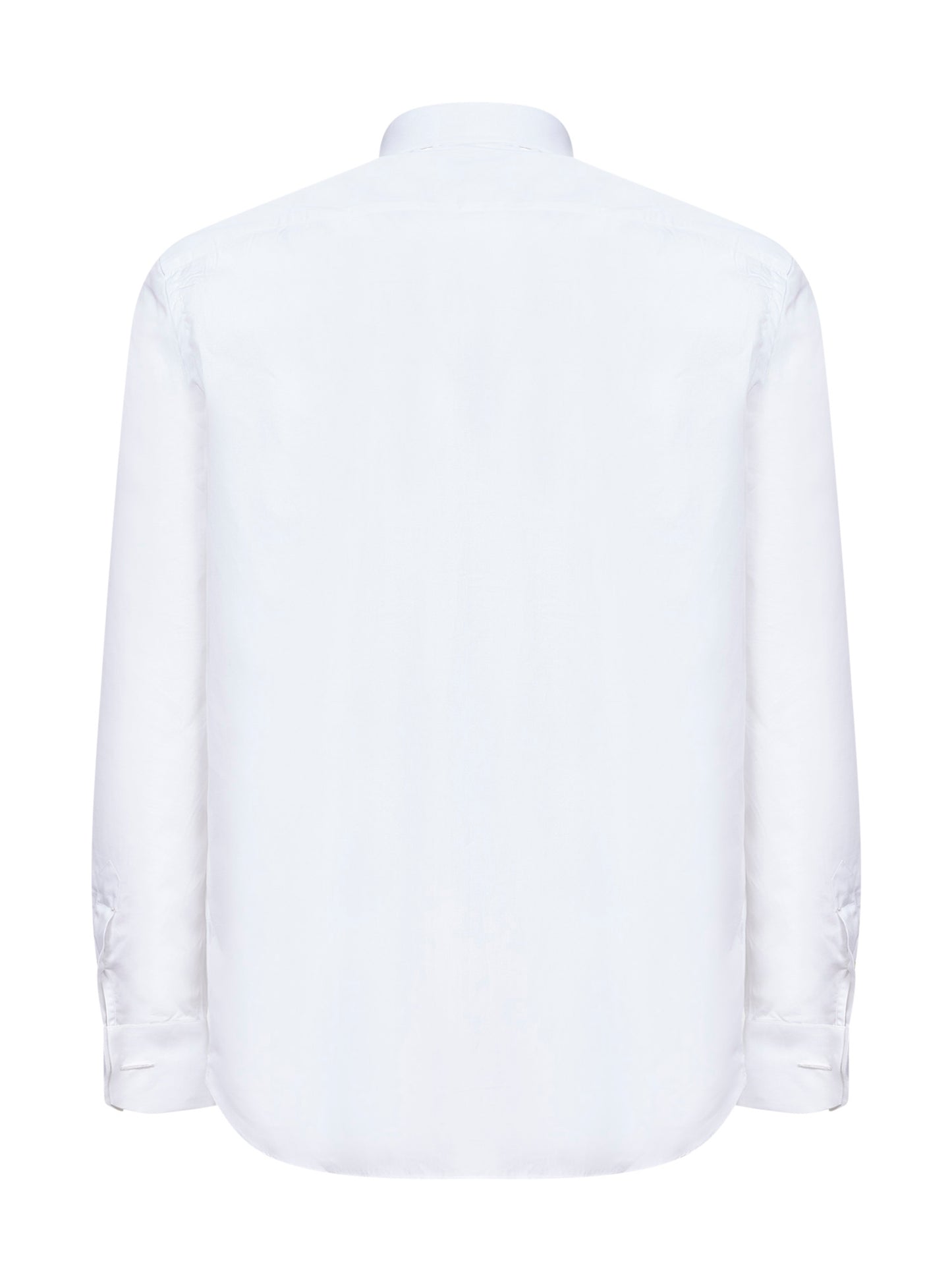White cotton poplin shirt