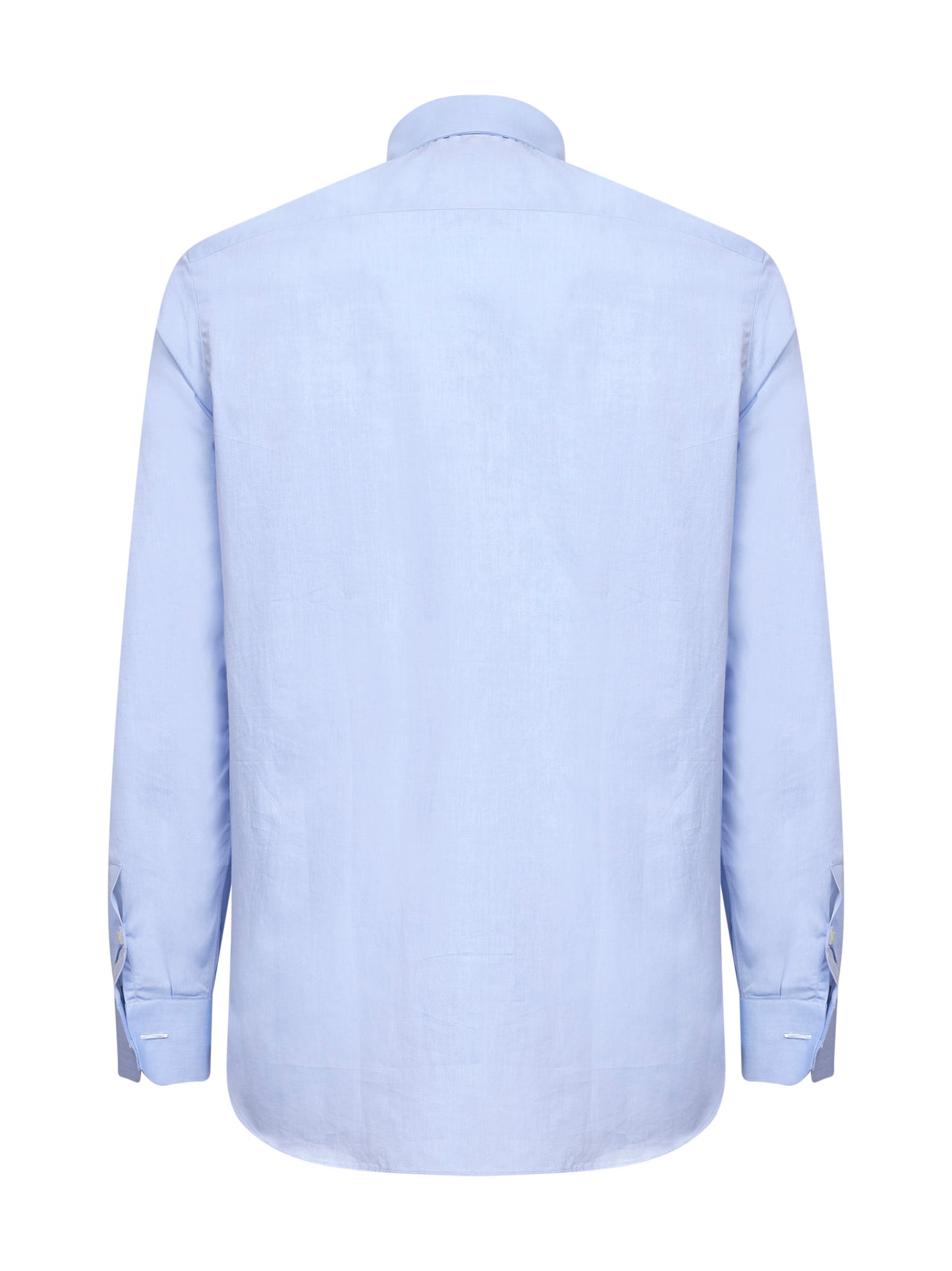 Light blue cotton poplin shirt