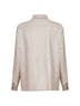 Giacca camicia Chet in flanella stretch Loro Piana beige