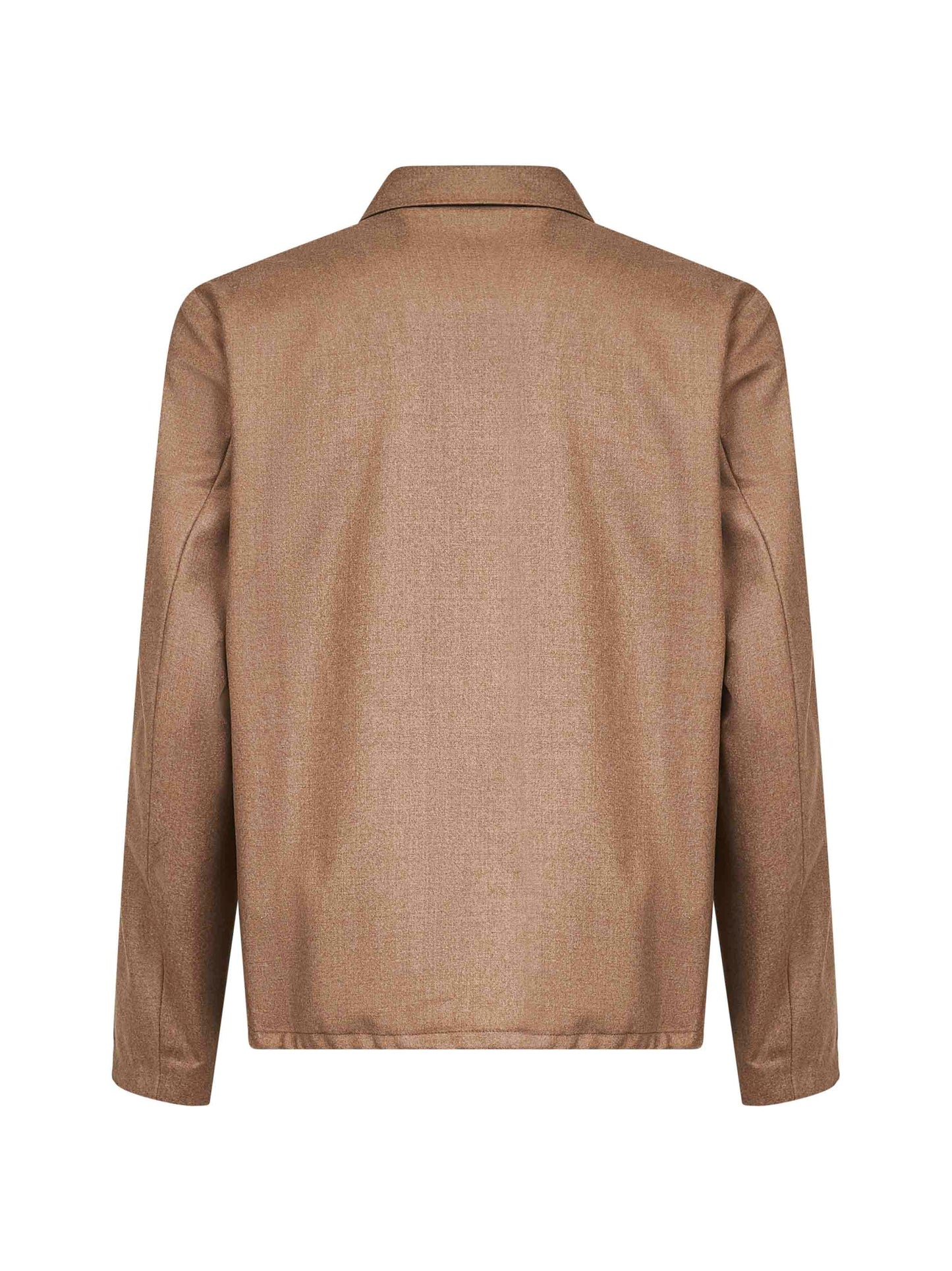 Beige virgin wool Chore jacket<BR/>